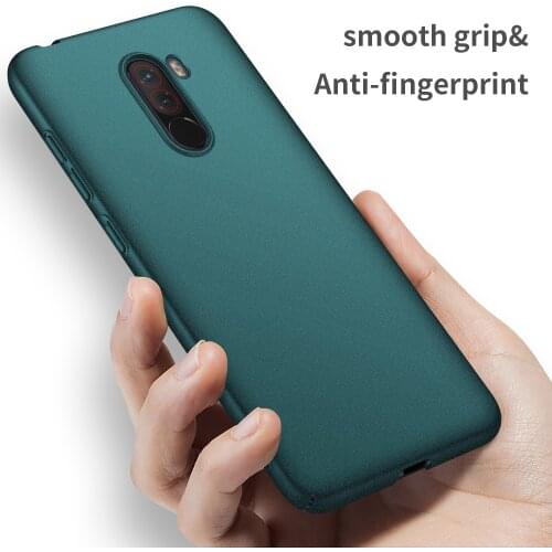 For Xiaomi Pocophone F1 Case High quality Hard PC Slim Matte Skin Protective Back cover cases for Xiaomi Pocophone F1 Poco F1