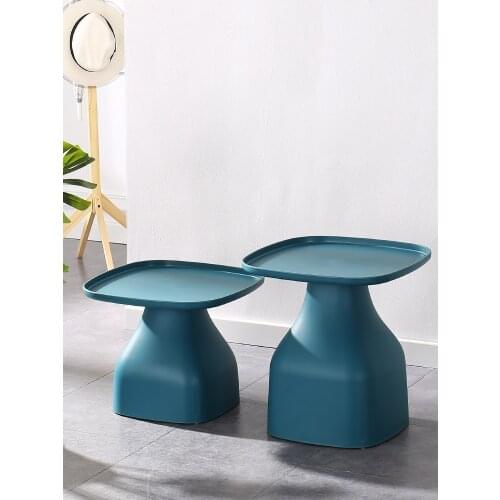 Environmental protection PP plastic small tea table simple fashion model modern mini apartment living room sofa side corner enha