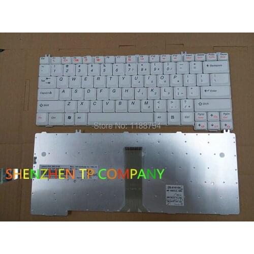 New laptop keyboard For Lenovo 3000 C100 C200 F31 F41 G430 G450 G530 A4R N100 N200 Y430 C460 C466 C510 US WHITE version