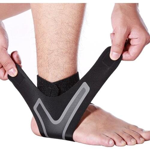 Ankle Support Brace Compression Foot Protection Adjustable High Elastic Bandage Twisting Prevention Sport Guard Band