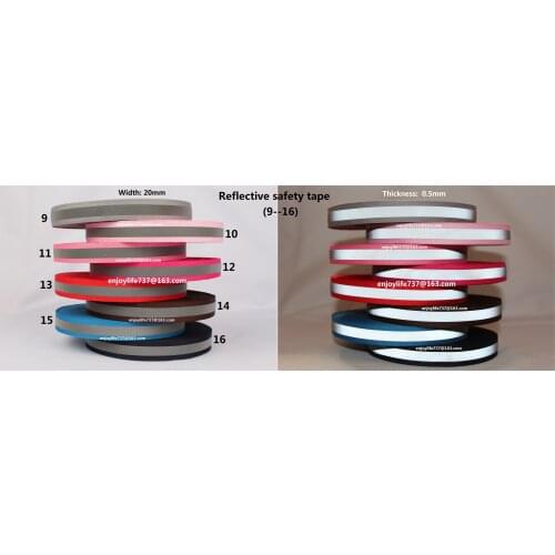 3/4"(2cm)wide 50 yards long a roll special reflective webbing ribbon (grey,babypink,pink,red,coffee,blue,navy blue)