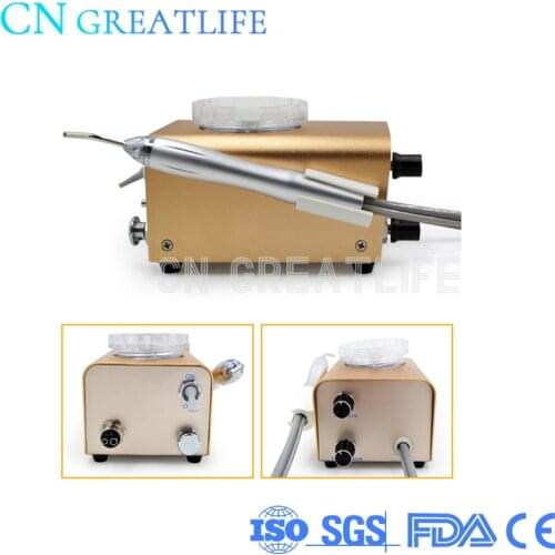 Dental Laboratory Sandblaster Oral Cleaning Machine Lab Pro Air Polisher Prophy Polishing Sandblasting Machine Unit