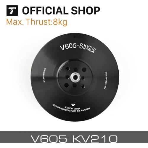 T-motor V Type V605 KV210 V605-S 12S Outrunner Brushless Motor For Multirotor Drone VTOL Quadrotor
