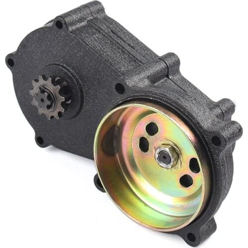 T8F 43CC 47CC 49CC Dual Chain Clutch Gear Box Black Mini Moto Pit Dirt Bike Quad ATV Buggy Go Kart