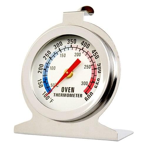 High Quality Stainless Steel Oven Cooker Thermometer Temperature Gauge 300ºC