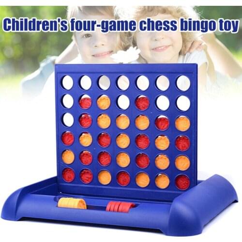 Three-Dimensional Connect Four Chess Bingo Game Children Toy Chess Parent-Child Table Games In Stock