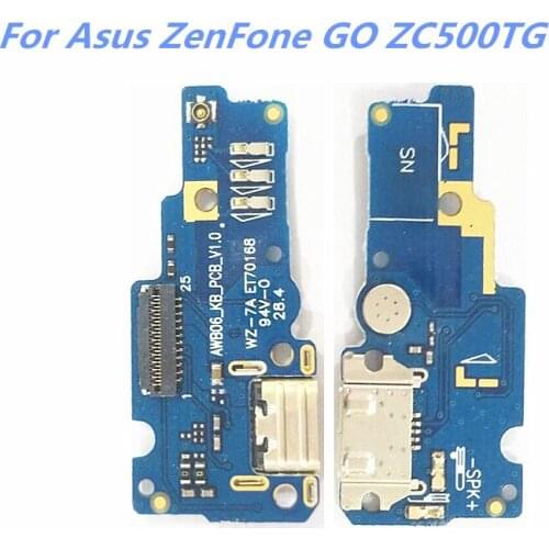 10PCS/Lot For Asus ZenFone GO ZC500TG USB Charging Dock Port Connector Flex Cable Replacement Spare Parts