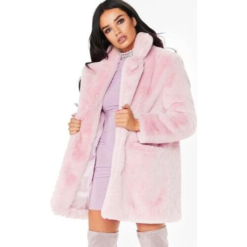 Loose Plus Size Fur Coat Women Winter Warm Soft Teddy Fluffy Faux Fur Coats Elegant Shaggy Plush Long Woman Solid Jackets