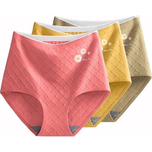 1pc Panties Underwear Sexy Soft Comfortable Slip femme sans couture taille haute en dentelle Culotte Трусики period panties C50