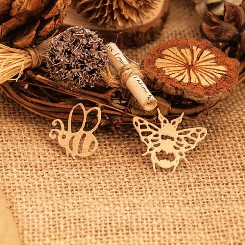 5x10.5cm Dancing bee Scrapbooking DIY Embossing Mothers Day paper dies cutting dies carbon steel cutter Metal die cards