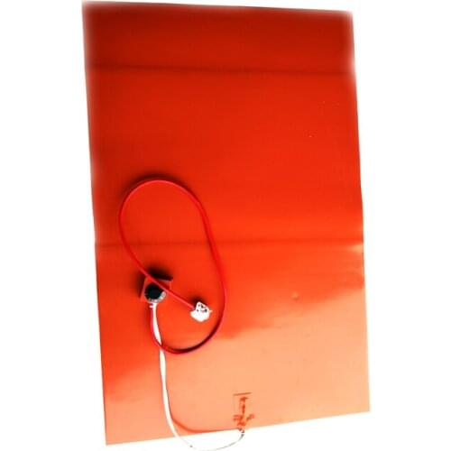 700*1200*1.5mm 220v 3360w silicone heater for conveyor belt 2000mm lead wire with mechanical temperature control