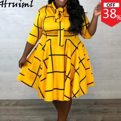 Ball Gown Dress Party Plaid Printing Fashion Strappy New Arrival Women Clothing High Street Knee-Length Kobieta Sukienka