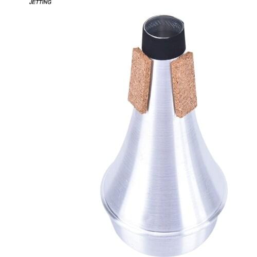 Mute for Trumpet Aluminium Straight Trumpets Mute For Jazz Instrument Practice Beginner 68*68*135mm