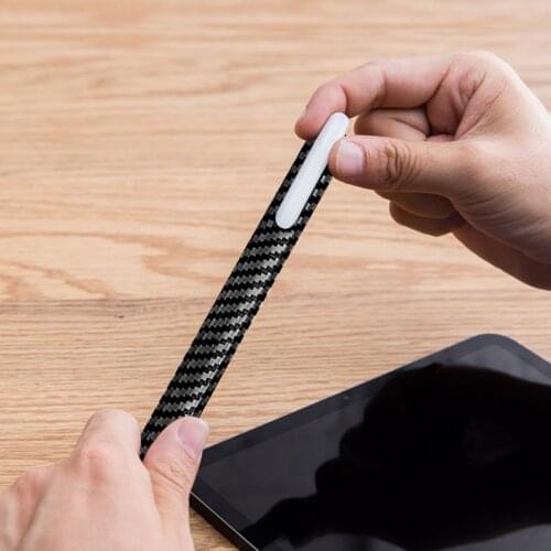 Carbon Fibre Case Cradle Keeper Grip Cradle StandHolder Protector For iPad Pro Apple Pencil 1/2 Touch Stylus Pen Accessories