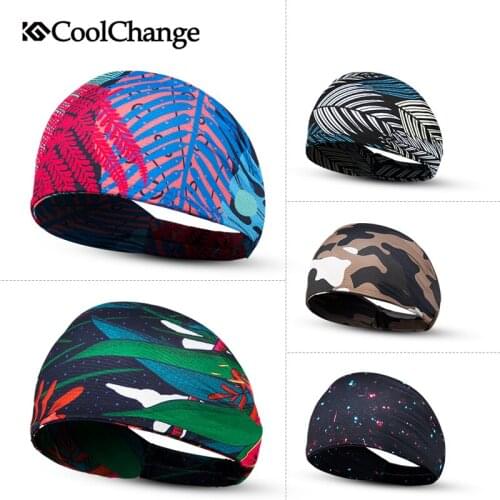 CoolChange Cycling Bandana Women Men Fitness Running Riding Fishing Yoga MTB Bike Headband Outdoor Sport Bicycle elasti Headwear