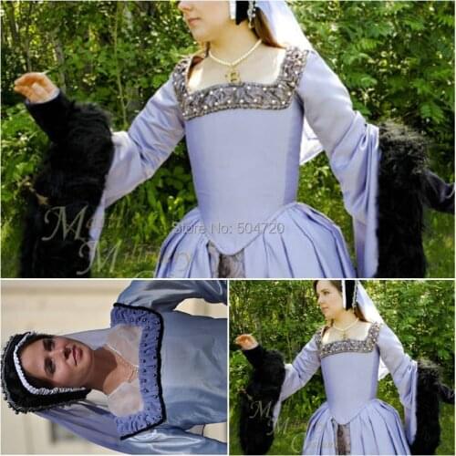 HistoricalR-218 19 century Vintage costume 1860S Victorian Lolita/Civil War Renaissance dress Halloween dresses All size
