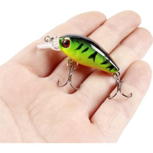 1pcs Topwater Wobbler Fishing Lures 4.5cm 3.5g Artificial Plastic Hard Bait Crankbait Japan Pike Trout Fishing Tackle Pesca