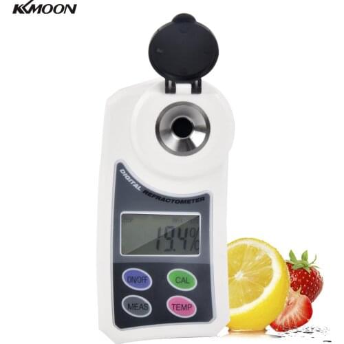 KKMOON Electronic Digital Brix Sugar Refractometer Handheld Sweetness Meter Saccharimeter Measurement for Water Fruit Crops
