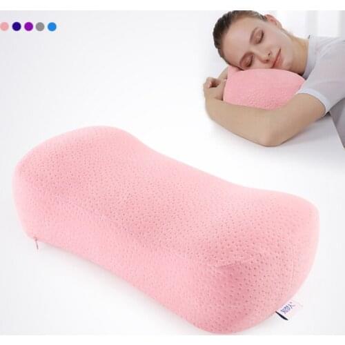 Memory Foam Massage Chair Cushion Neck Support Bedding Sleeping Desk Nap Pillow Work Office Classroom Student Lunch Break Pillow
