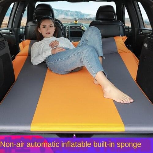 Inflatable Car Mattress Off-road Vehicle SUV Trunk Travel Bed Automatic Air Cushion Car Sex Sleeping Mat Outdoor Camping Pad