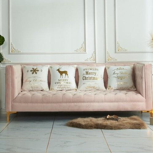 New Christmas Bronzing without Core More than Pillow Cover Styles Couch Pillow Cushion Cover