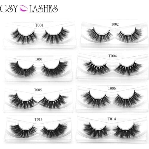 Wholesale 30 pairs no box GSY Eyelashes 3D Mink Lashes Handmade Dramatic Lashes more styles cruelty free mink lashes extensions