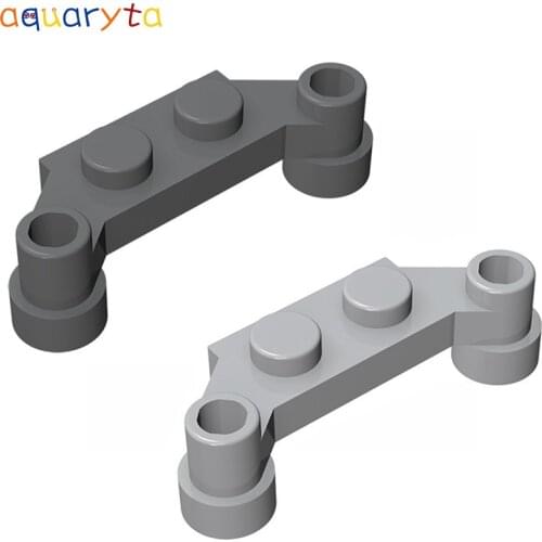 Aquaryta 40pcs Plate 1x4 with Branch on Both Sides Building Blocks Parts Compatible 4590 Creativity Educational Toy for Teens