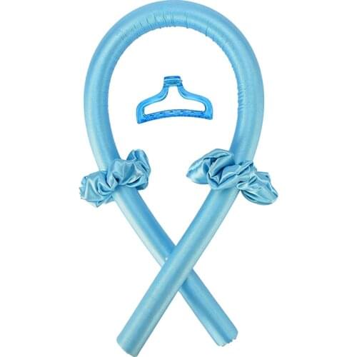Heatless Curling Rod Ribbon Silk Curling Lazy Curler Hair Rollers Soft Wave Formers Women DIY Hair Styling Tools