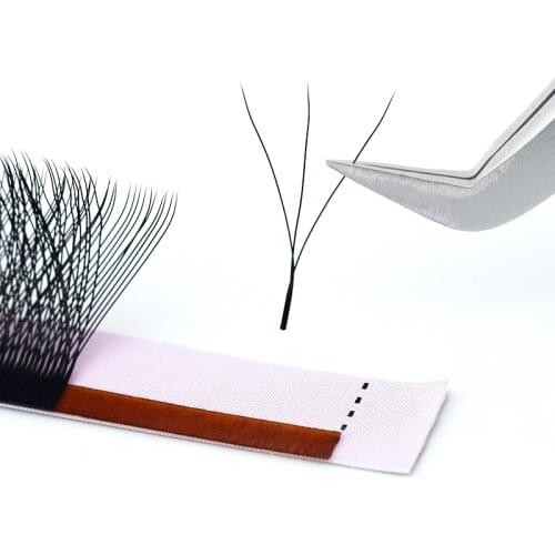 SONG LASHES 3D Premade Fans W Shaped Eyelash Extension 3 Tip C/D Curl High Quality