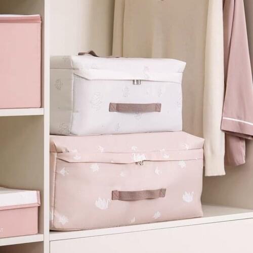 Quilt Storage Bag Clothes Organizer Blanket Storage Housse Rangement Large Capacity Foldable Bags With Zipper Organizador Closet