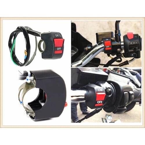 Universal Handlebar Fog Light Motorcycle Headlight Switch ON/OFF Button Light for KTM Bajaj PulsaR 200 NS 1190 AdventuRe R