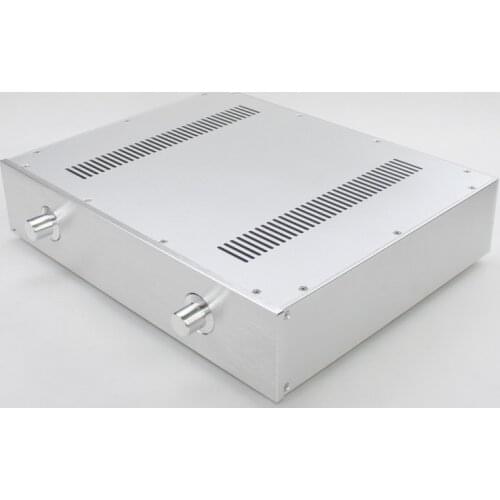 WA136 All aluminum amplifier chassis / Preamplifier case / AMP Enclosure DIY box (430 *92*343mm)