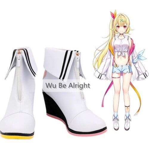 YouTuber Japanese Virtual VTuber Hololive Sara Hoshikawa High Heels Shoes Boots Halloween Costume Accessory Props