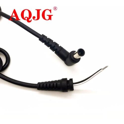 1.2m DC 6.0 x 4.4 6.0*4.4mm Power Supply Plug Connector With Cord / Cable For Sony Laptop Adapter 6.5*4.4 AQJG