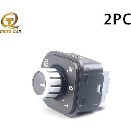2PCS 5ND959565B Auto Side Mirror Switch Control Knob Button 5ND 959 565B for Volkswagen Golf 5 Tiguan Jetta Passat B6 CC MK6 MK5