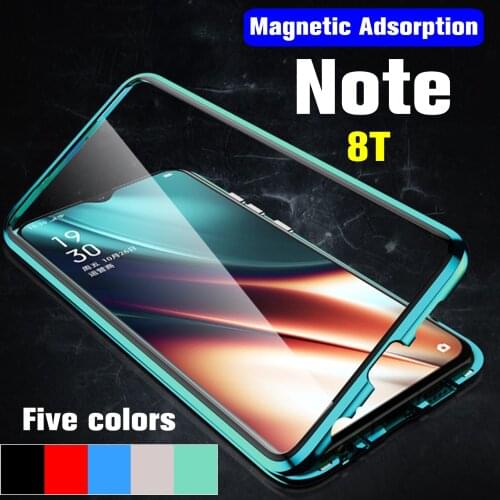 Note8T case on for Xiaomi Redmi Note 8T flip cases cover ksiomi readmi not 8 t t8 magnetic adsorption phone bumper coque fundas
