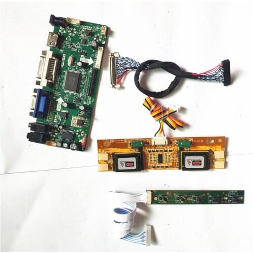 For HT17E12-100/200/210 17 1280*1024 LCD CCFL LVDS 30Pin M.NT68676 screen controller board HDMI-Compatible+VGA+DVI