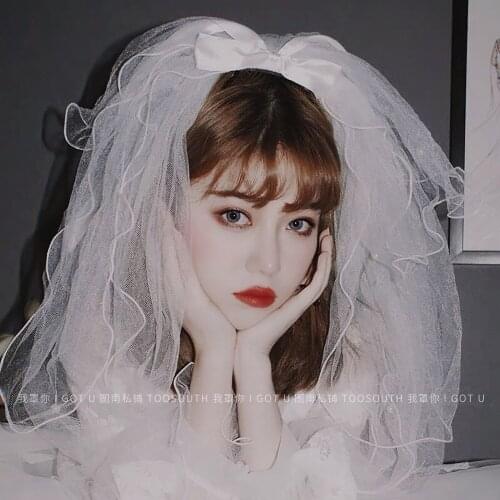 Photo Photo Headdress Bridal Shoot Fluffy White Bridal Wedding Veil