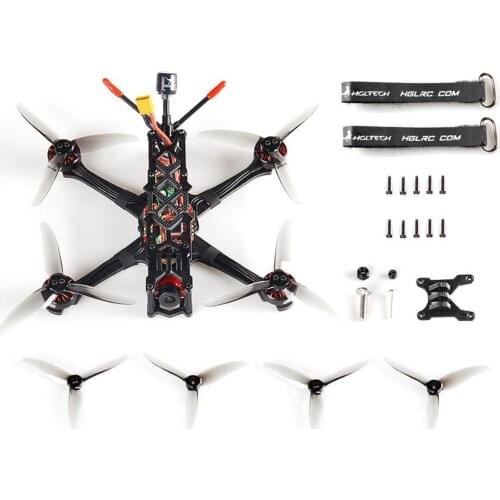 HGLRC Sector4 FR Analog Zeus25 AIO 350mW VTX Caddx Ratel 2 AEOLUS 1804 3500KV 4S 178mm 4inch FPV Freestyle Drones Sub250g