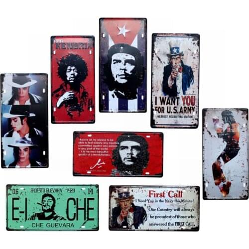 I Want You 5Pcs/Lot Metal Painting Movie Signs Wall Bar Coffee Hotel Home Wall Sticker Art Decor Cuadros Wholesale 30X15CM W-68