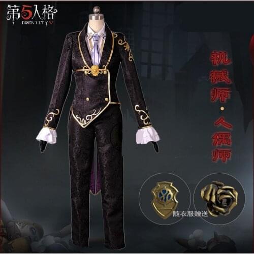 Game Identity V Cosplay Costumes Embalmer Aesop Carl Cosplay Costume Survivor Trickster Skin Uniform Suits Men Clothes Coats