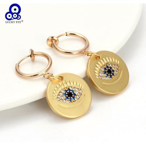 Женские серебрянные серьги Lucky eye China At AliExpress