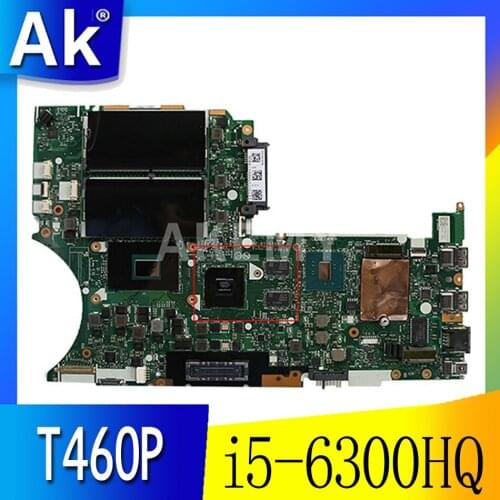 New MB For Lenovo Thinkpad T460P notebook motherboard BT463 NM-A611 with CPU i5-6300HQ GPU GT940M FRU 01AV997