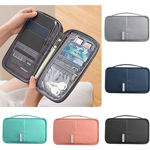 Travel Passport Cover Waterproof Passport holder Holder Multi-Function ID Document Wallet Organizer Credit Card Accessories