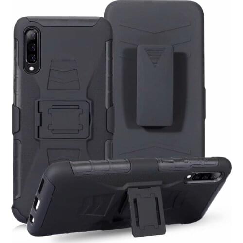 ShockProof shell Heavy Duty Armour Tough Stand Case With Belt Clip For Samsung galaxy A70
