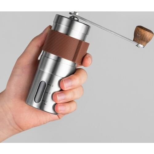 Manual Coffee Grinder with Adjustable Setting for Espresso French Press Camping Picnic Home Office