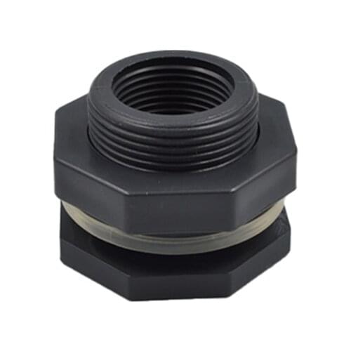 1PCS PVC 1/2" 3/4 inch 1" 1-1/2" 2" Fish Connector Tank Drain Pipe Accessories Aquarium Joints Water Pipe Fittings DN15