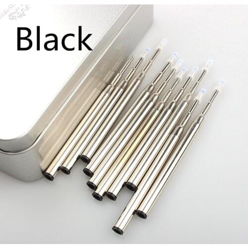 10pcs style Blue Ballpoint pen Refill Medium nib New Suitable for all types of and market