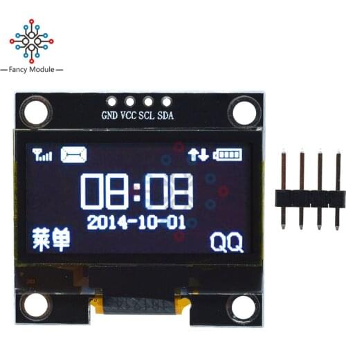 1.3" OLED Module 1.3 inch Display White 128X64 SPI/IIC I2C Communicate Color 1.3 Inch OLED LCD LED Display Module