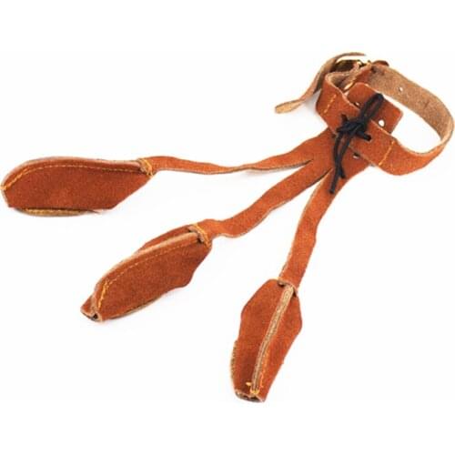 3 Finger Archery Protect Leather Glove Archery Glove Shooting Glove Three Finger Design for Hunting Compound Recurve Bow